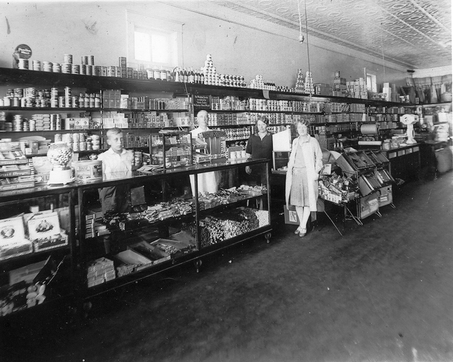 Our building in the 1920's while it was the Hoglund Store.
